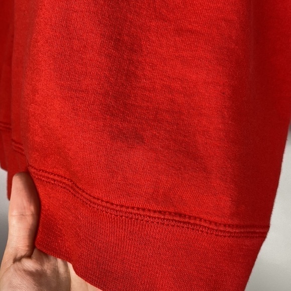 Vintage Fruit Of The Loom Wisconsin Red Crewneck Sweatshirt Size XL - Picture 13 of 14